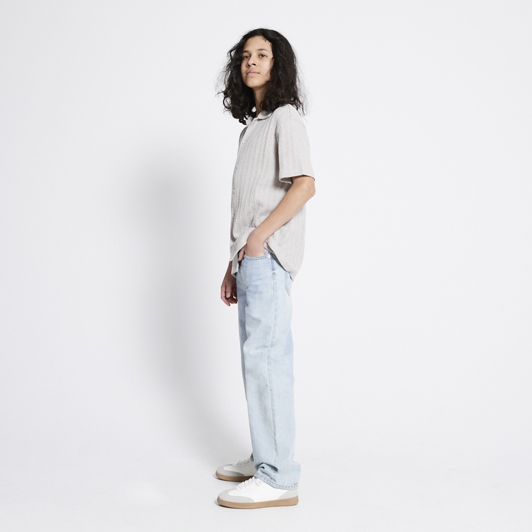 Short sleeve shirt "Smith star" Beige